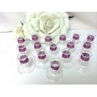 Plastic Candle Holder Favor Table Display Decoration 16 Ct 